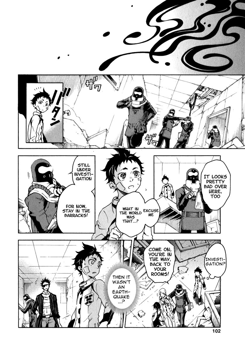 Deadman Wonderland Chapter 11 page 8 - Chapter 11: Past Time, Tight End
