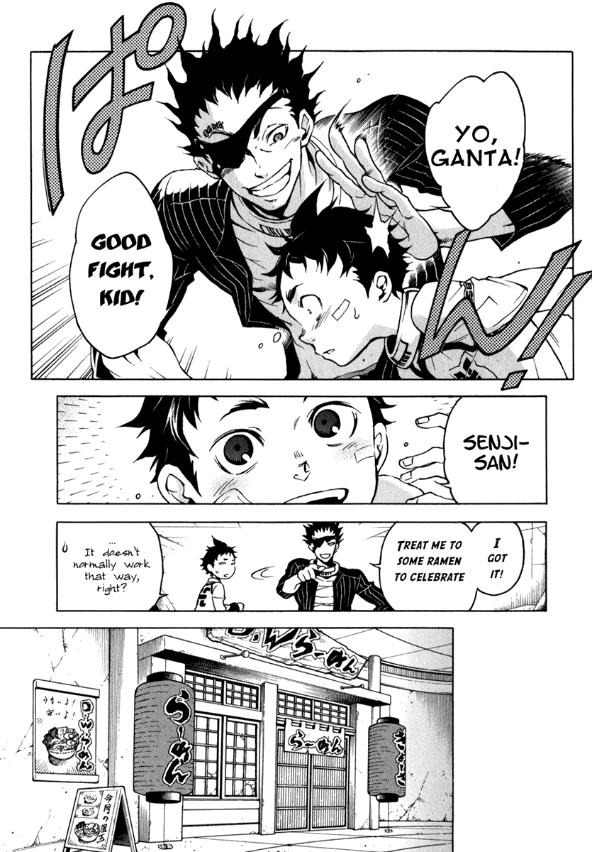 Deadman Wonderland Chapter 11 page 9 - Chapter 11: Past Time, Tight End