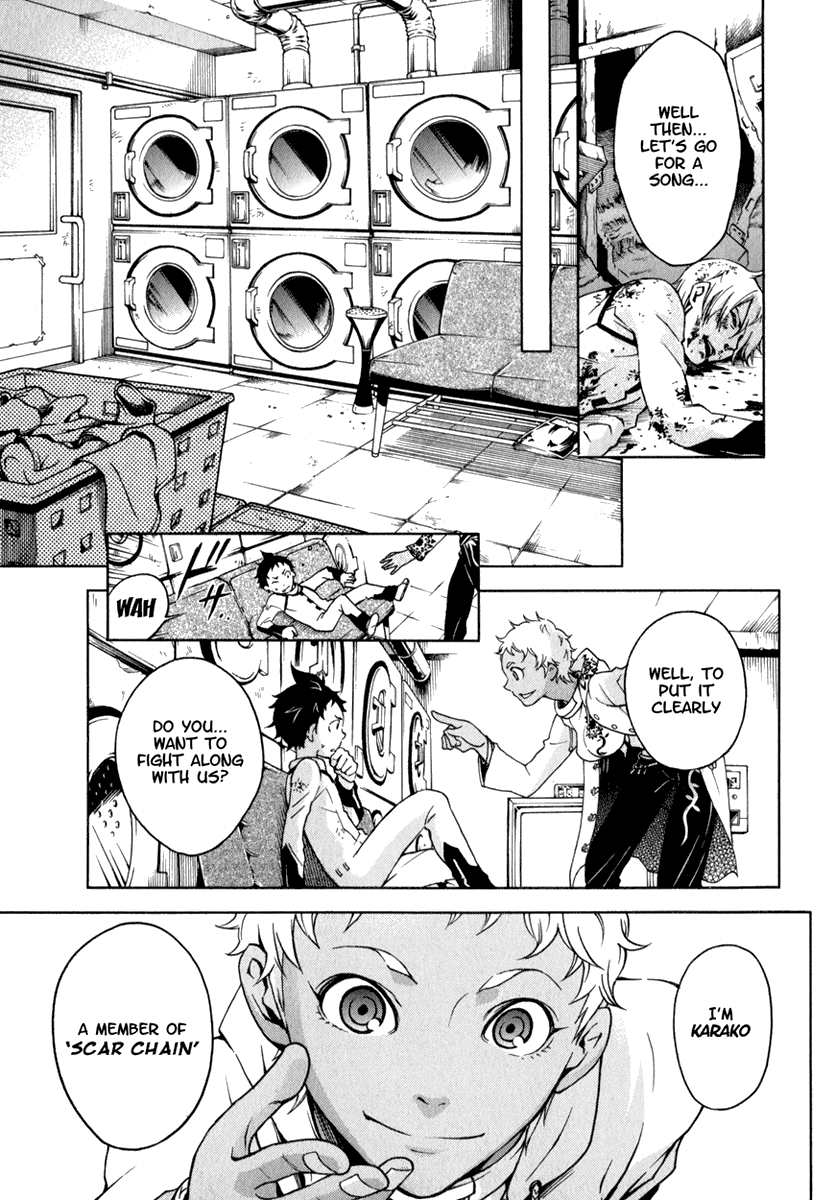 Deadman Wonderland Chapter 12 page 22 - Chapter 12: Scar Chain