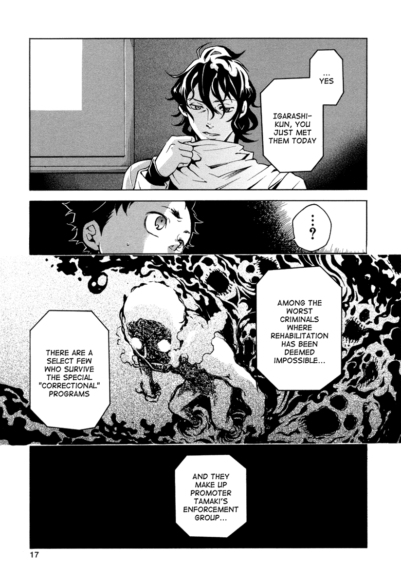 Deadman Wonderland Chapter 13 page 16 - Chapter 13: Cloudy After Sunny