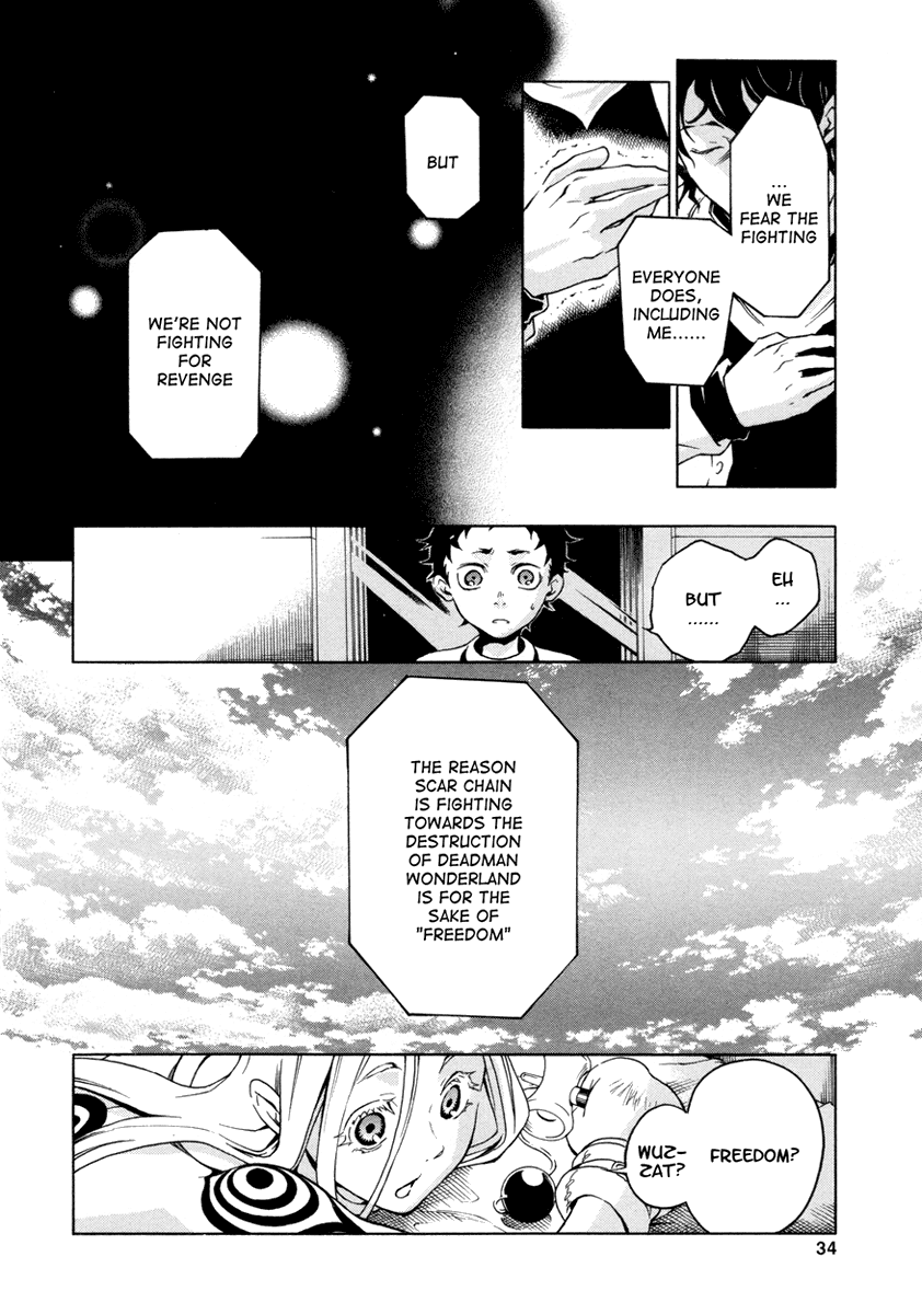 Deadman Wonderland Chapter 13 page 33 - Chapter 13: Cloudy After Sunny