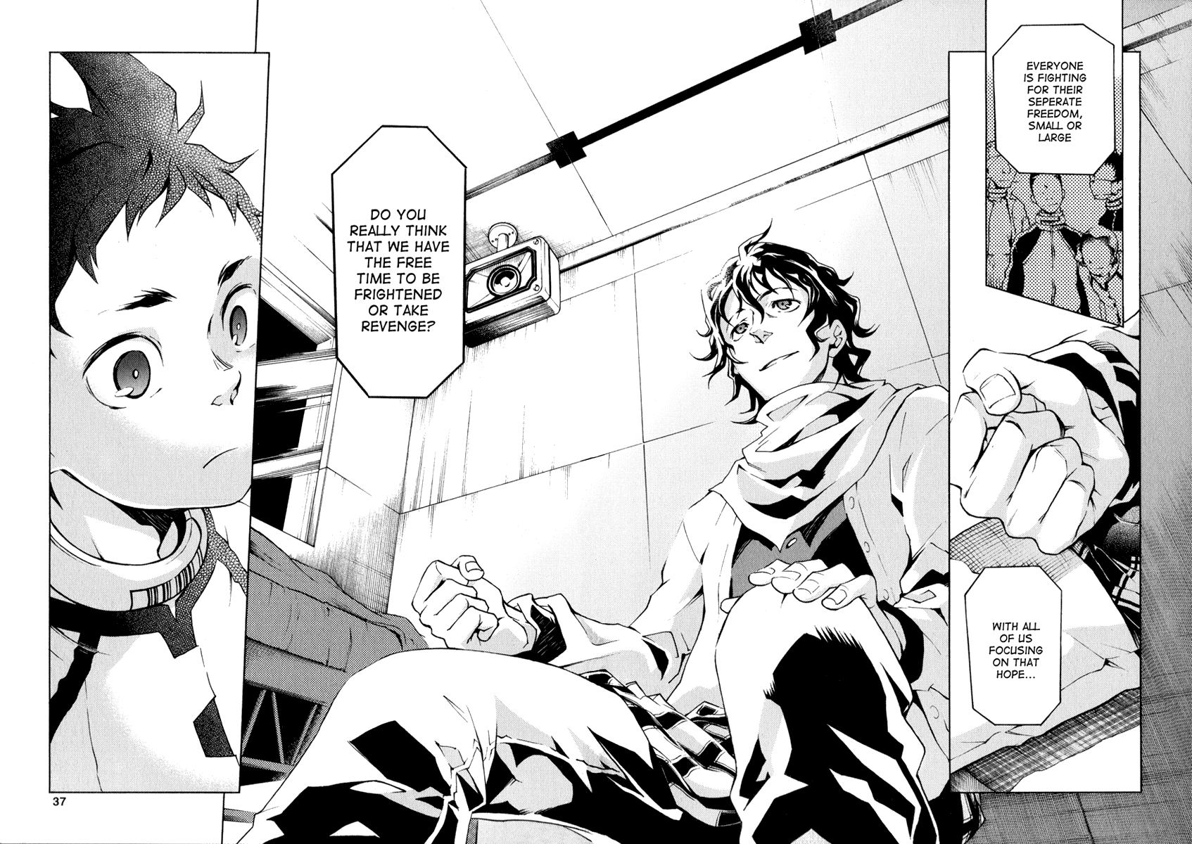 Deadman Wonderland Chapter 13 page 35 - Chapter 13: Cloudy After Sunny