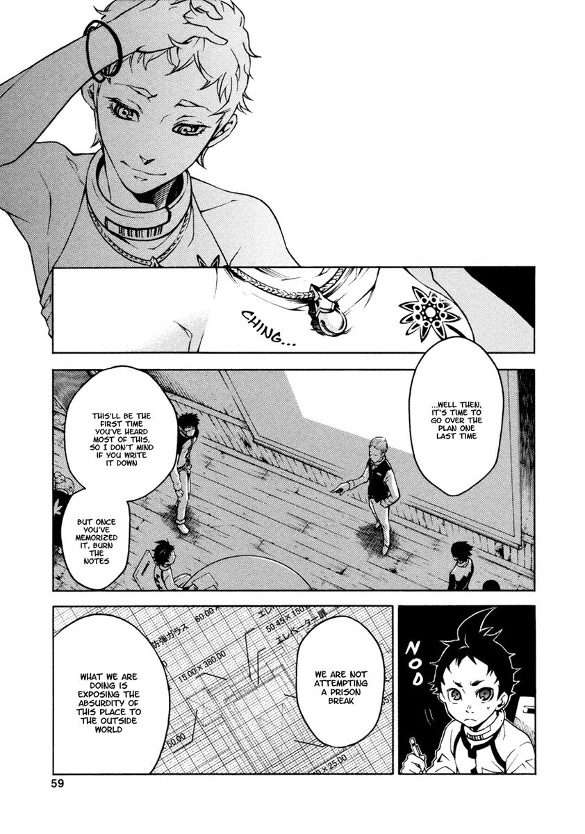 Deadman Wonderland Chapter 14 page 10 - Chapter 14: RING HER BELL