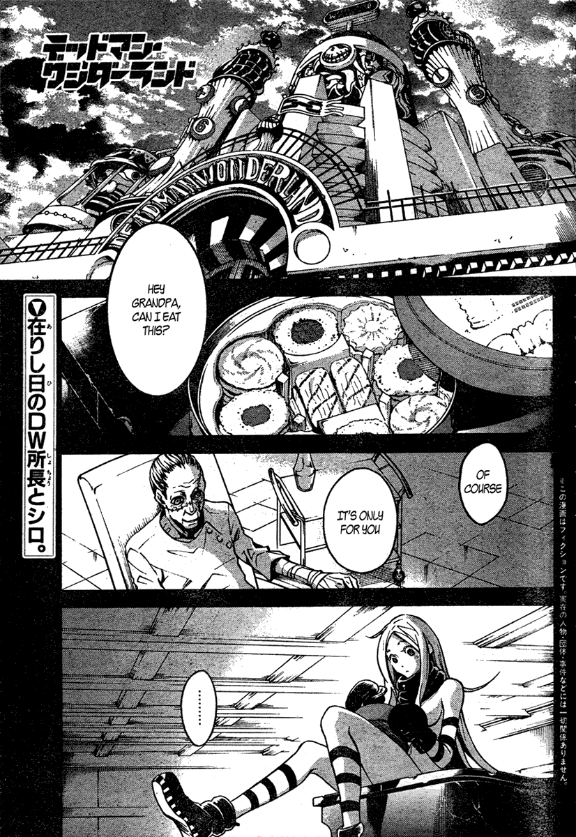 Deadman Wonderland Chapter 16 page 1 - Chapter 16: Salty Cookies