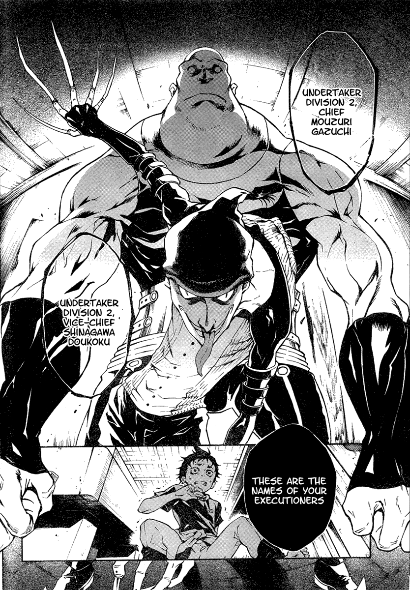 Deadman Wonderland Chapter 17 page 10 - Chapter 17: Loser's Answer