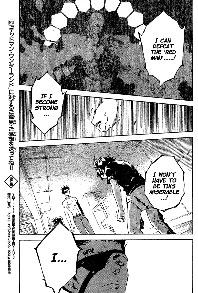 Deadman Wonderland Chapter 17 page 37 - Chapter 17: Loser's Answer