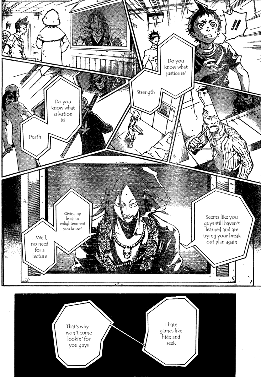 Deadman Wonderland Chapter 18 page 38 - Chapter 18: Chain Gang