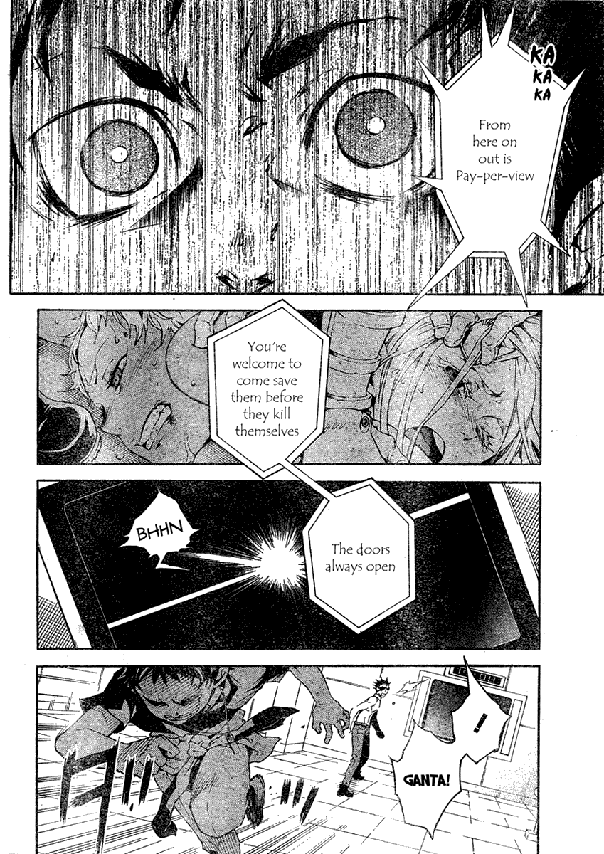 Deadman Wonderland Chapter 18 page 40 - Chapter 18: Chain Gang