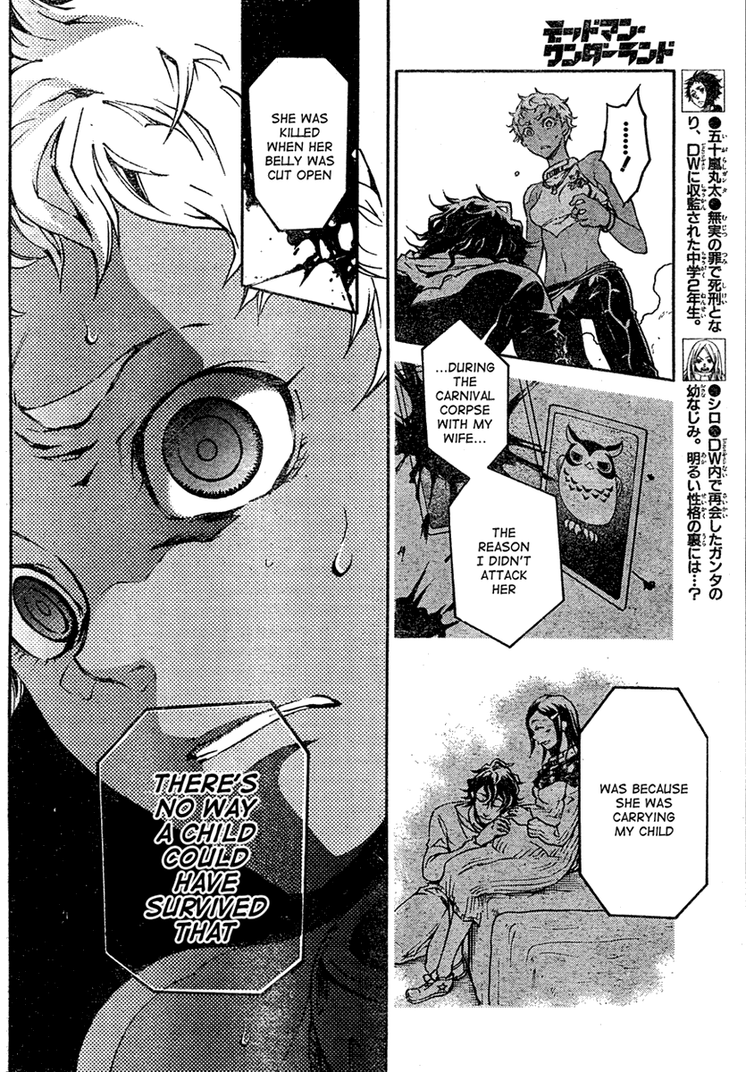 Deadman Wonderland Chapter 19 page 13 - Chapter 19: Bloody Rainy Day