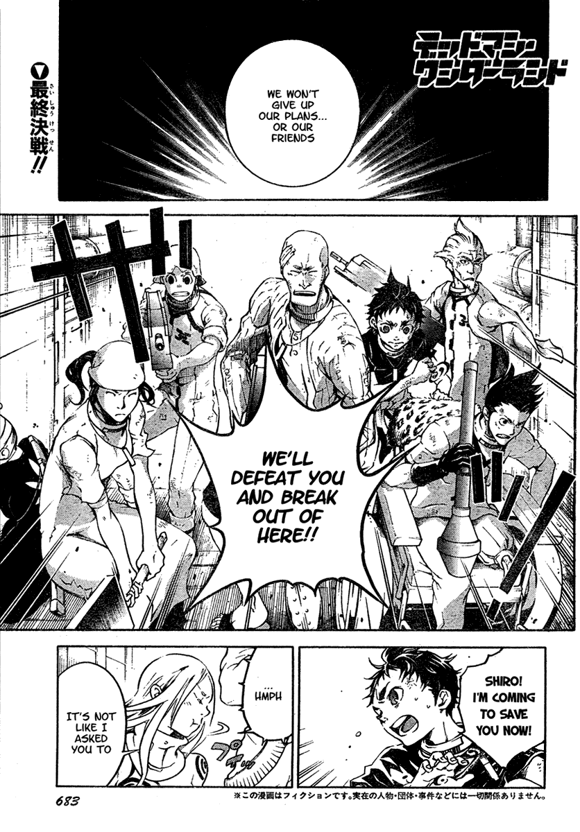Deadman Wonderland Chapter 19 page 2 - Chapter 19: Bloody Rainy Day