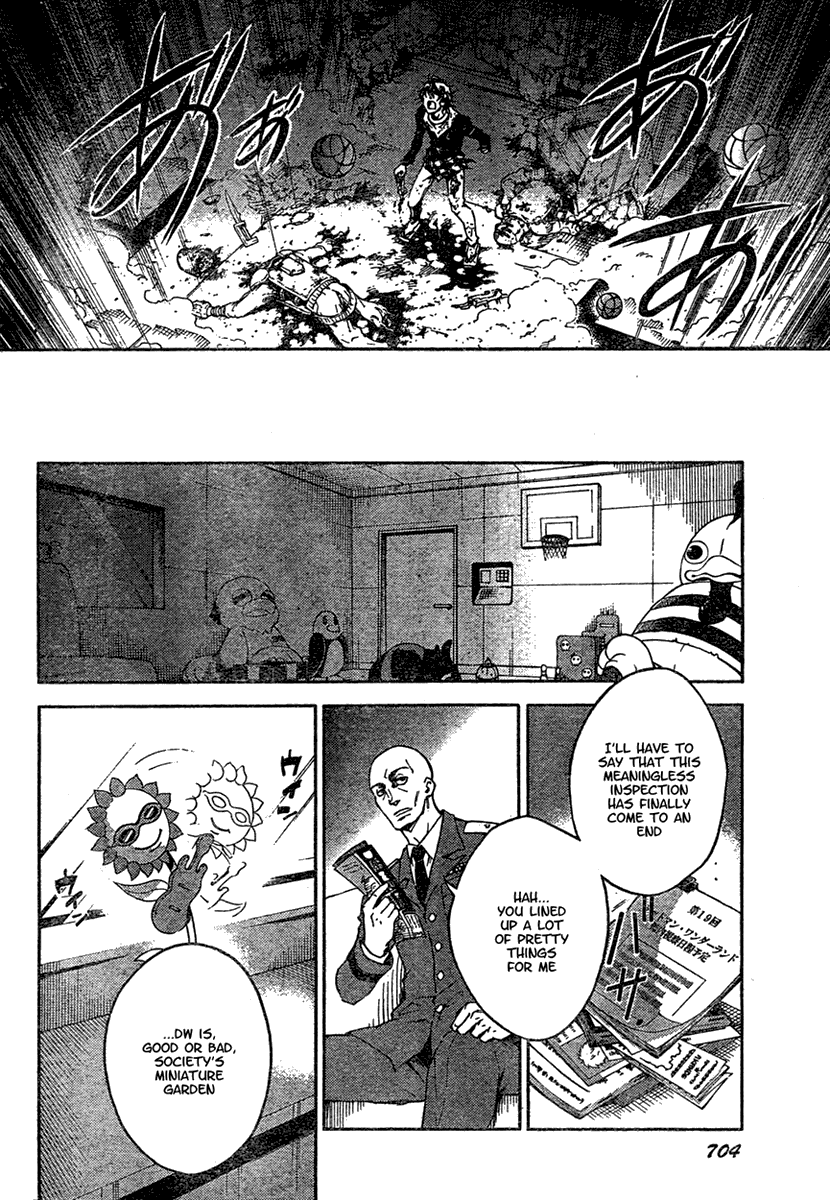 Deadman Wonderland Chapter 19 page 23 - Chapter 19: Bloody Rainy Day