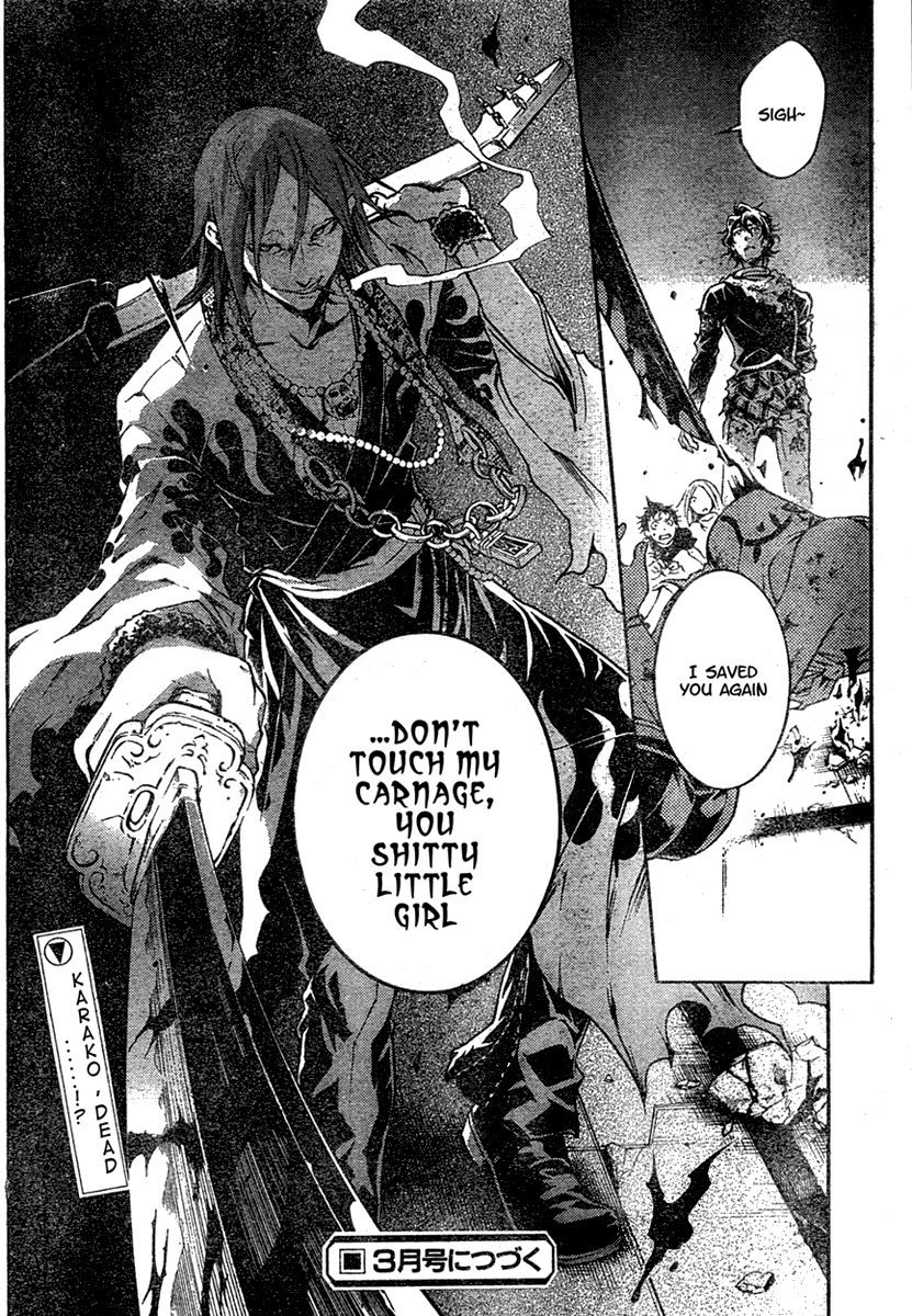 Deadman Wonderland Chapter 19 page 48 - Chapter 19: Bloody Rainy Day