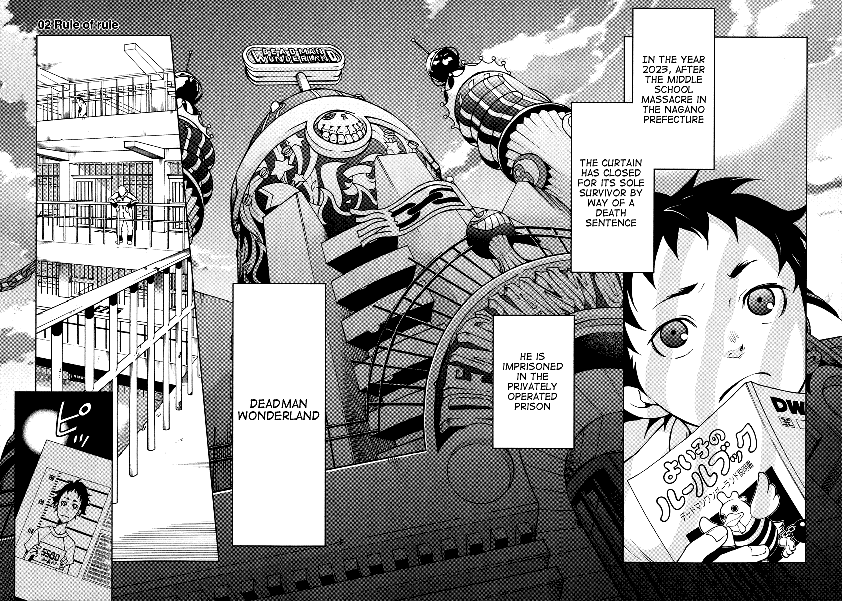 Deadman Wonderland Chapter 2 page 2 - Chapter 2: RULE of Rule