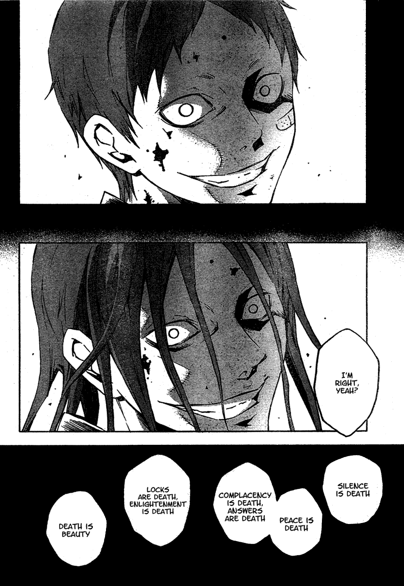 Deadman Wonderland Chapter 20 page 22 - Chapter 20: Relief to Nirvana