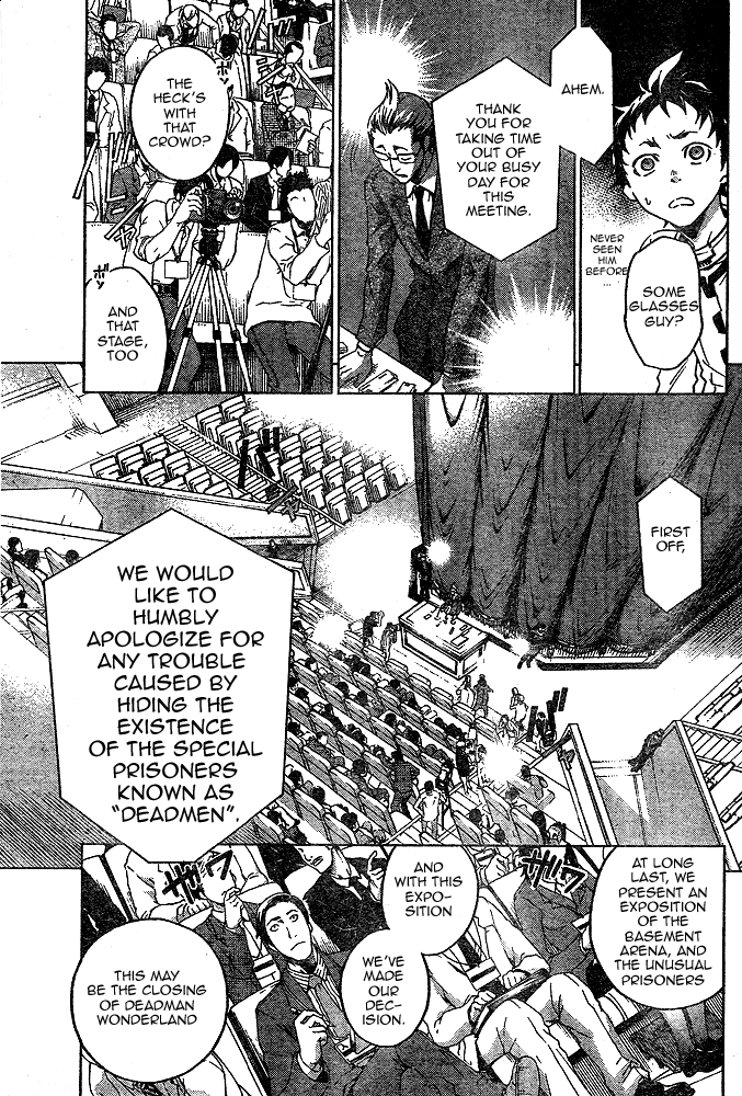 Deadman Wonderland Chapter 23 page 29 - Chapter 23: The Fake Face