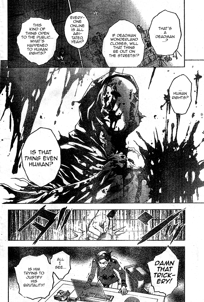Deadman Wonderland Chapter 23 page 40 - Chapter 23: The Fake Face