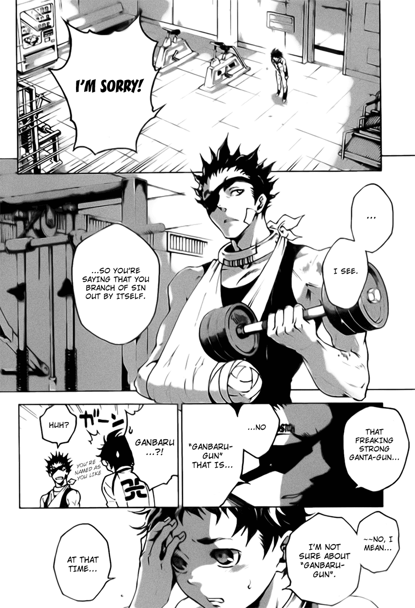 Deadman Wonderland Chapter 26 page 10 - Chapter 26: Blue Sky with Blue Devils