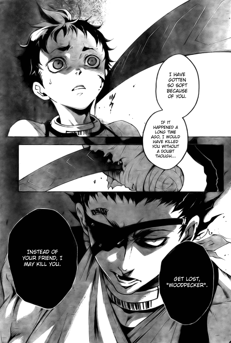 Deadman Wonderland Chapter 26 page 13 - Chapter 26: Blue Sky with Blue Devils