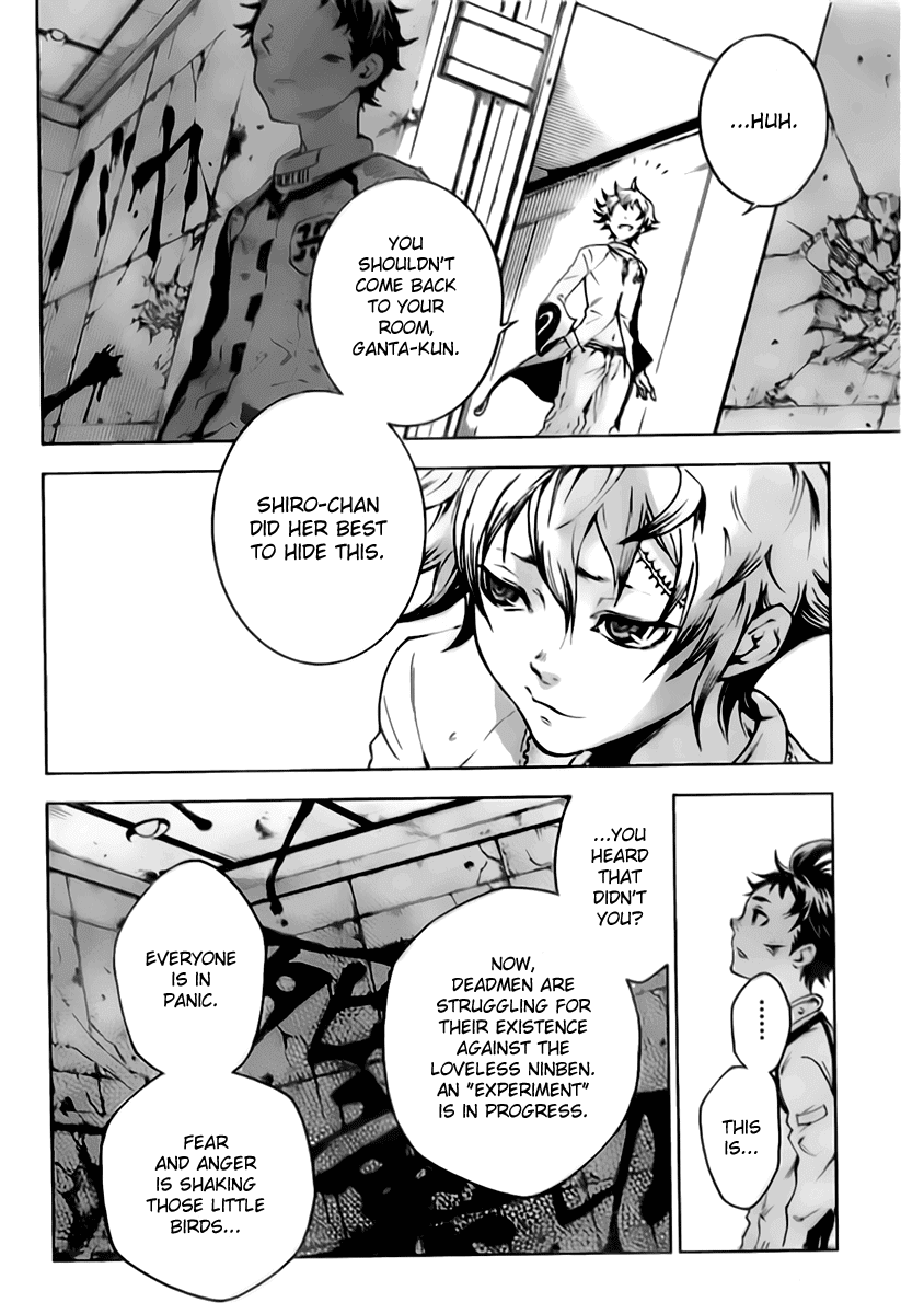 Deadman Wonderland Chapter 26 page 22 - Chapter 26: Blue Sky with Blue Devils