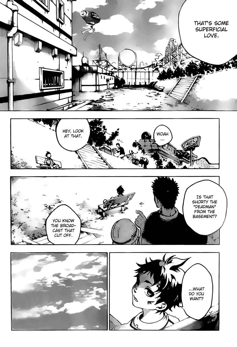 Deadman Wonderland Chapter 26 page 24 - Chapter 26: Blue Sky with Blue Devils