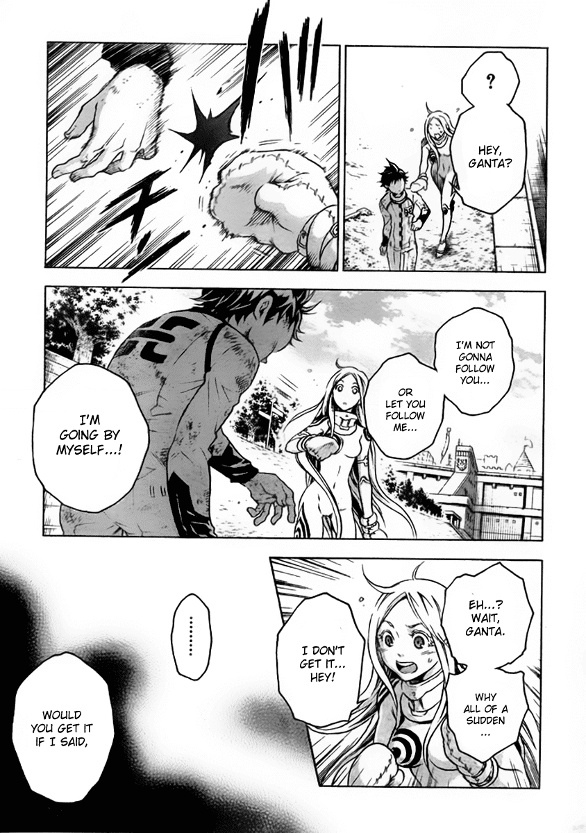 Deadman Wonderland Chapter 26 page 35 - Chapter 26: Blue Sky with Blue Devils