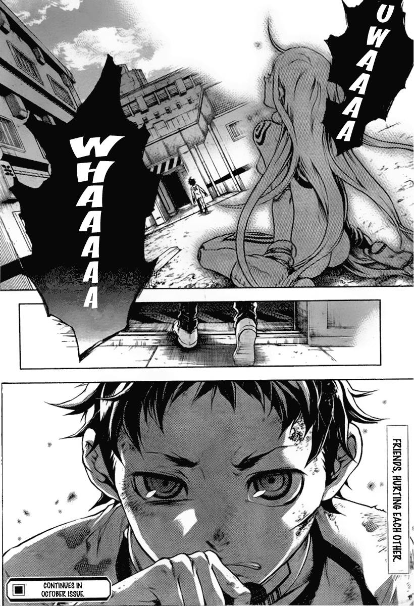 Deadman Wonderland Chapter 26 page 37 - Chapter 26: Blue Sky with Blue Devils