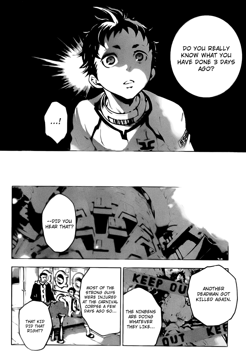 Deadman Wonderland Chapter 26 page 8 - Chapter 26: Blue Sky with Blue Devils