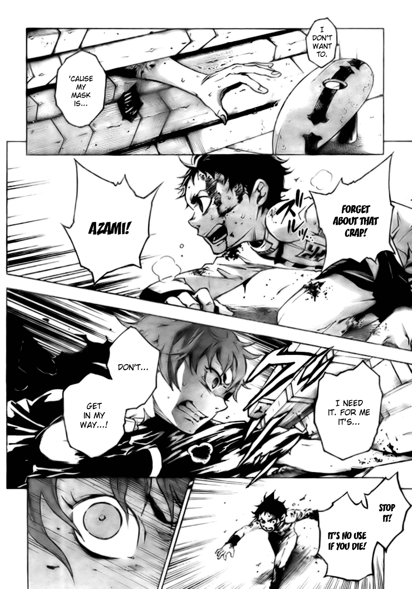 Deadman Wonderland Chapter 28 page 19 - Chapter 28: Mask or Mind