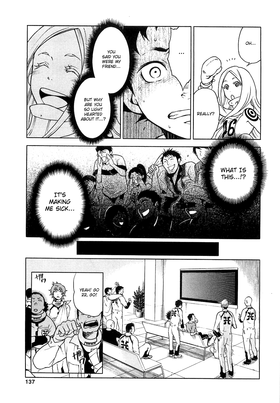 Deadman Wonderland Chapter 3 page 14 - Chapter 3: Dying happy Dog race