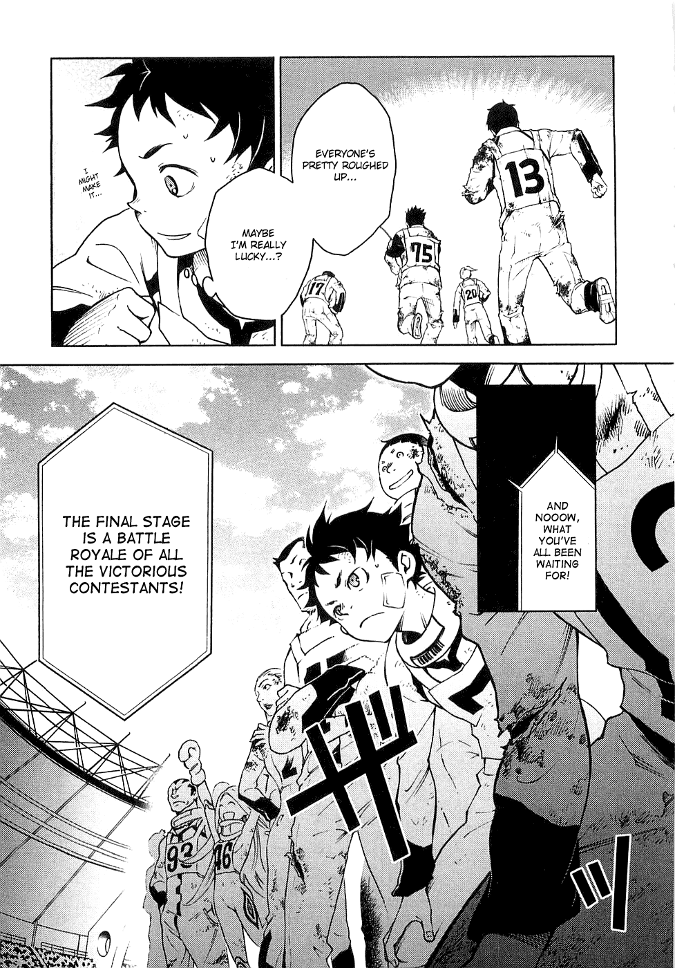 Deadman Wonderland Chapter 3 page 20 - Chapter 3: Dying happy Dog race