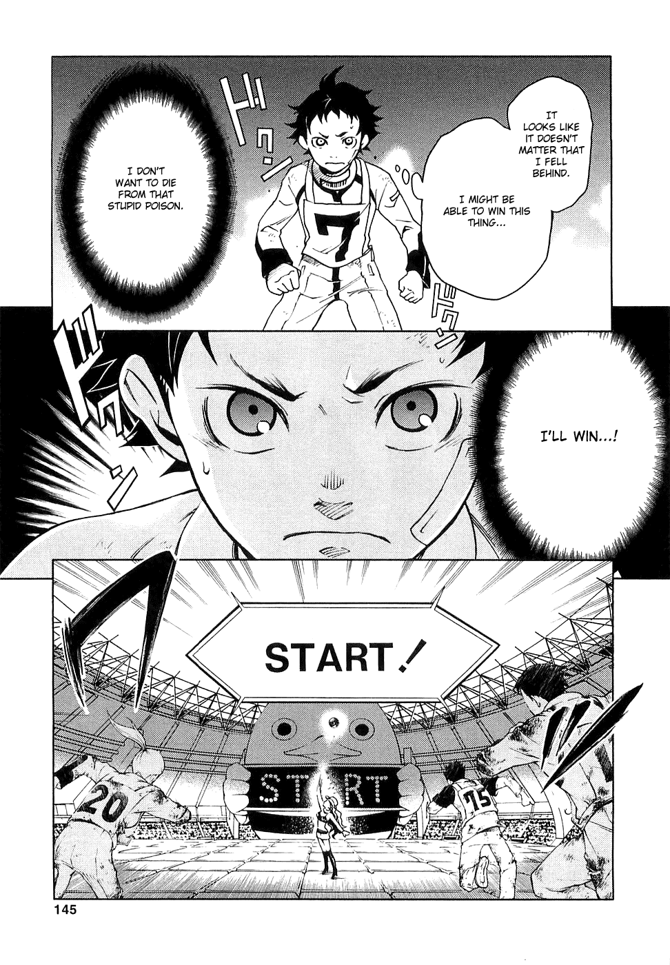 Deadman Wonderland Chapter 3 page 22 - Chapter 3: Dying happy Dog race
