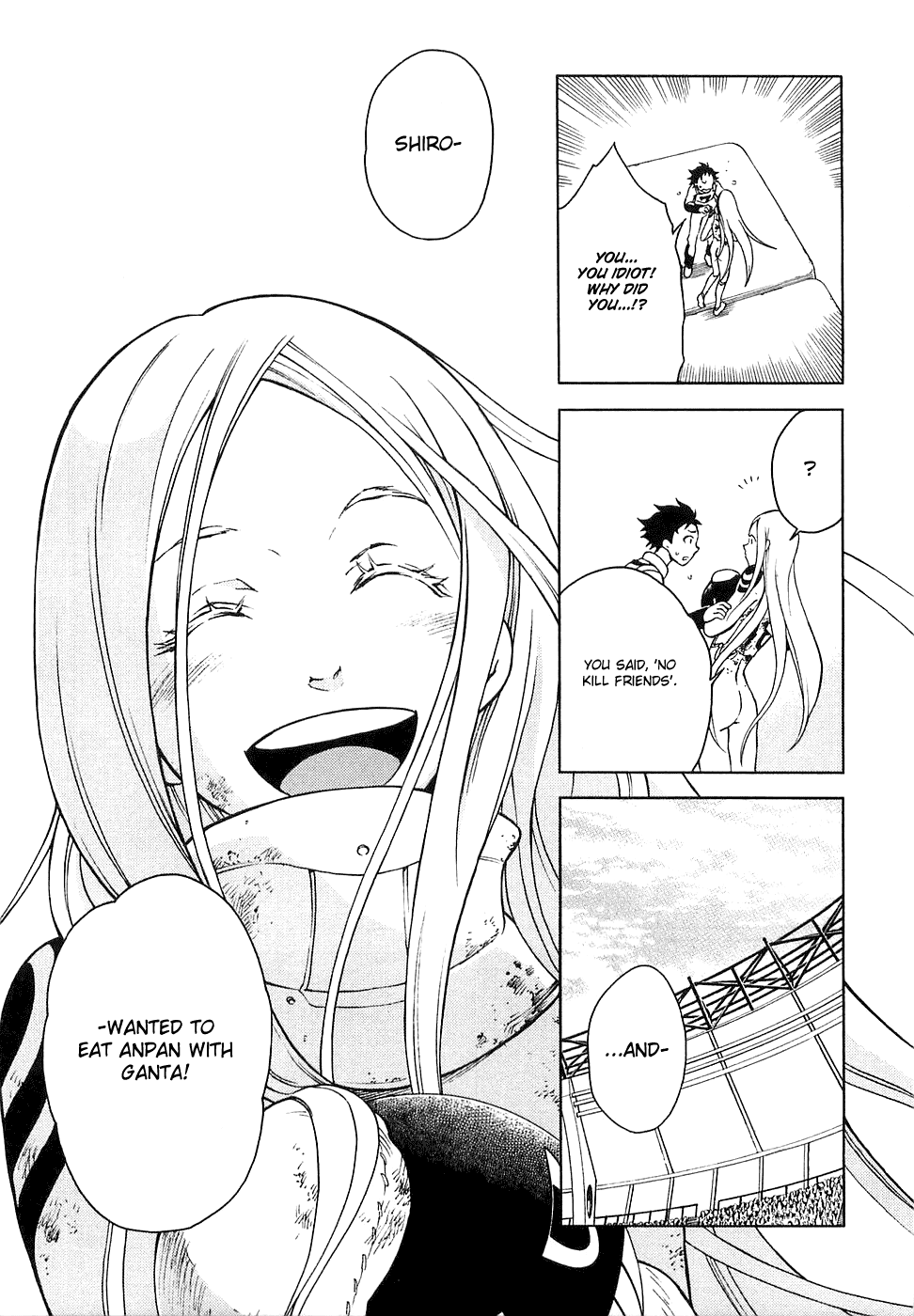 Deadman Wonderland Chapter 3 page 34 - Chapter 3: Dying happy Dog race