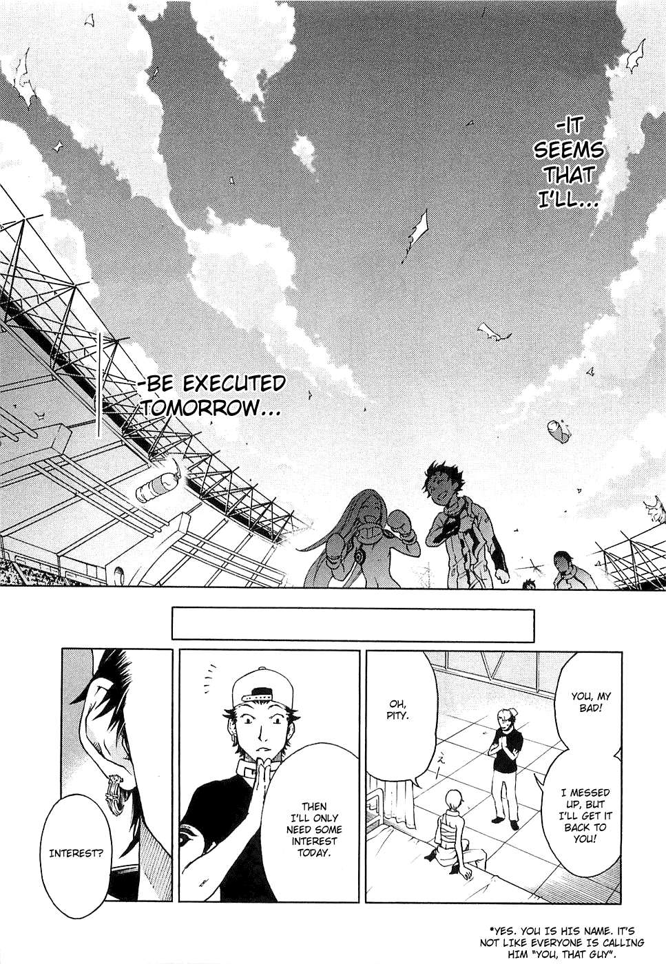 Deadman Wonderland Chapter 3 page 44 - Chapter 3: Dying happy Dog race