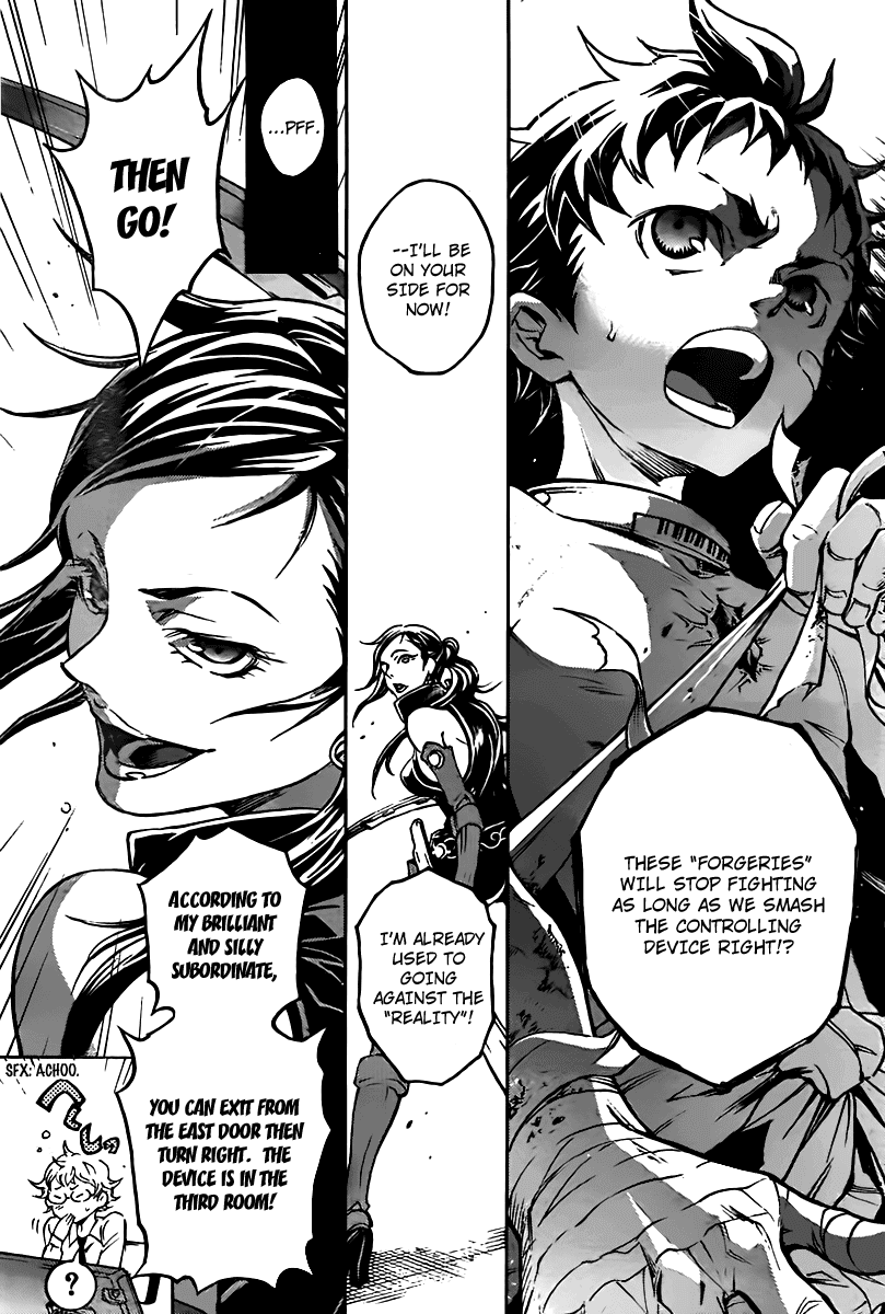 Deadman Wonderland Chapter 31 page 12 - Chapter 31: Although Ganta Tries To Stop Forgeries