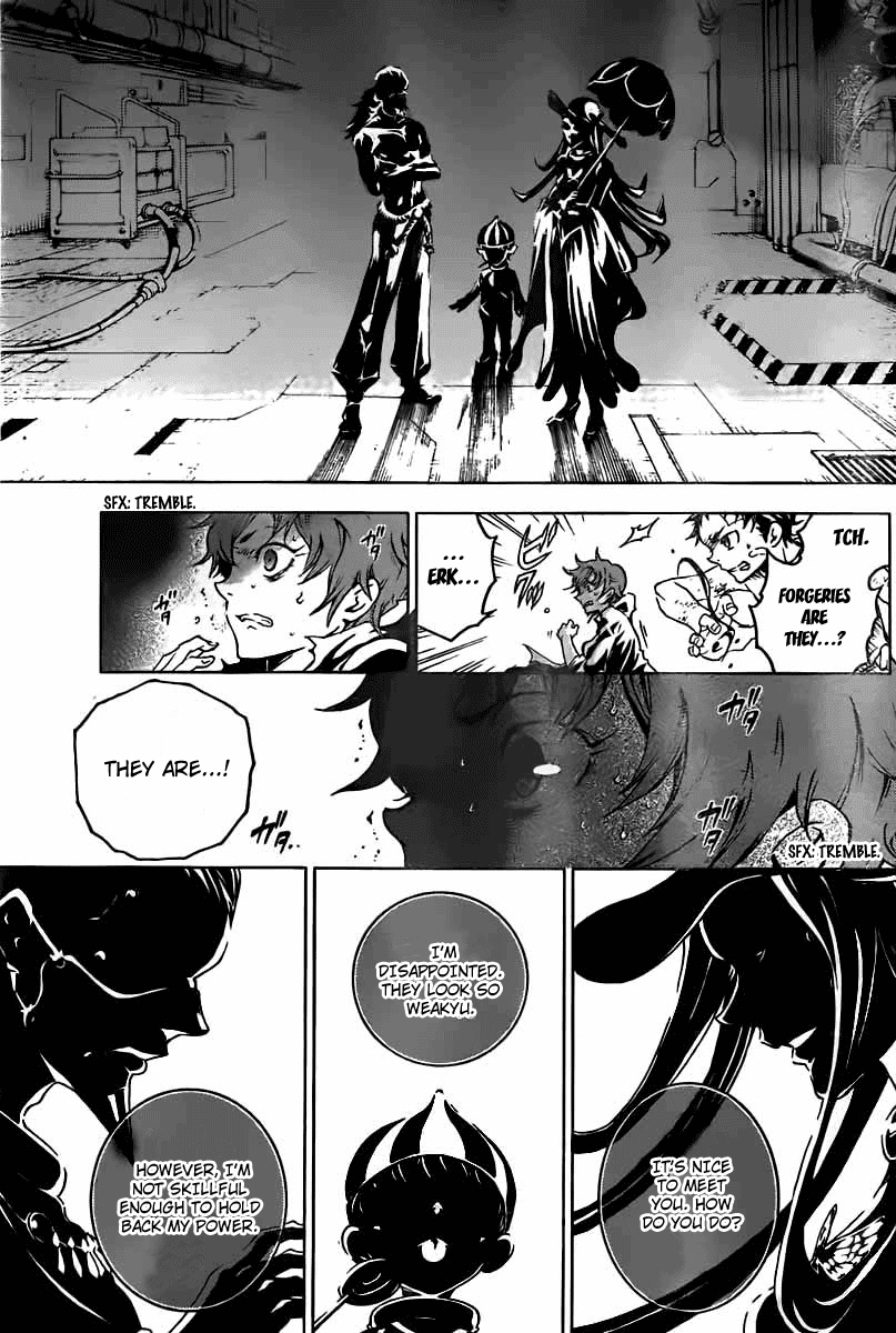 Deadman Wonderland Chapter 31 page 14 - Chapter 31: Although Ganta Tries To Stop Forgeries