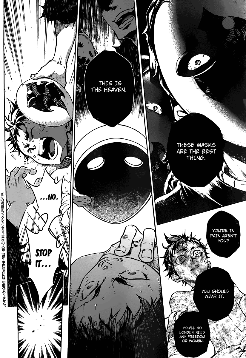Deadman Wonderland Chapter 31 page 2 - Chapter 31: Although Ganta Tries To Stop Forgeries