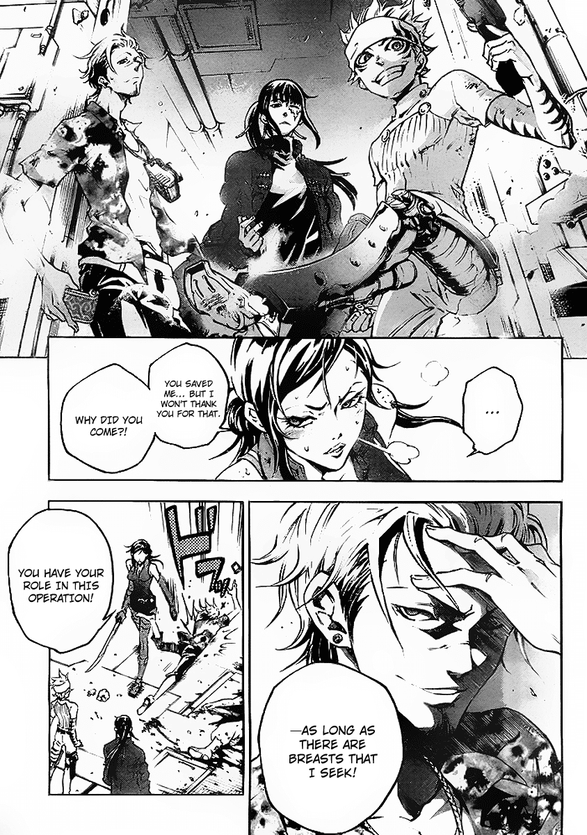 Deadman Wonderland Chapter 34 page 13 - Chapter 34: Bare Fire