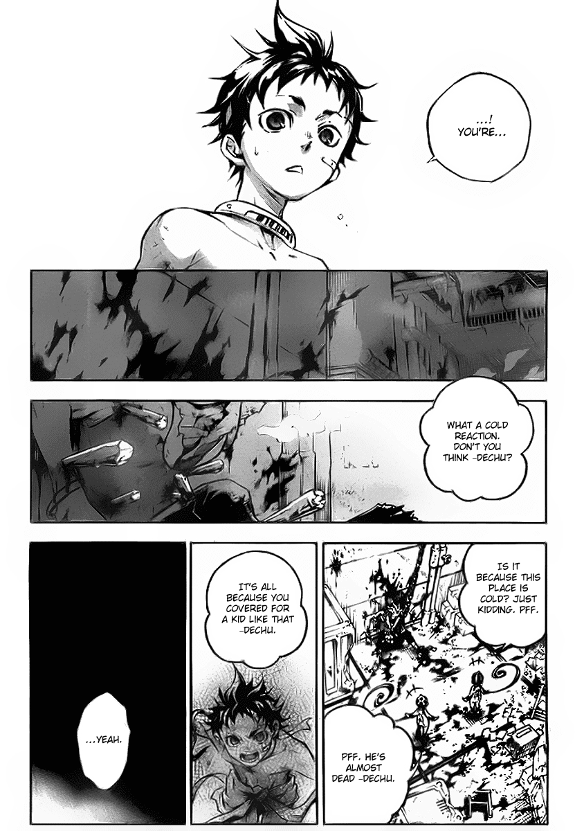 Deadman Wonderland Chapter 34 page 16 - Chapter 34: Bare Fire
