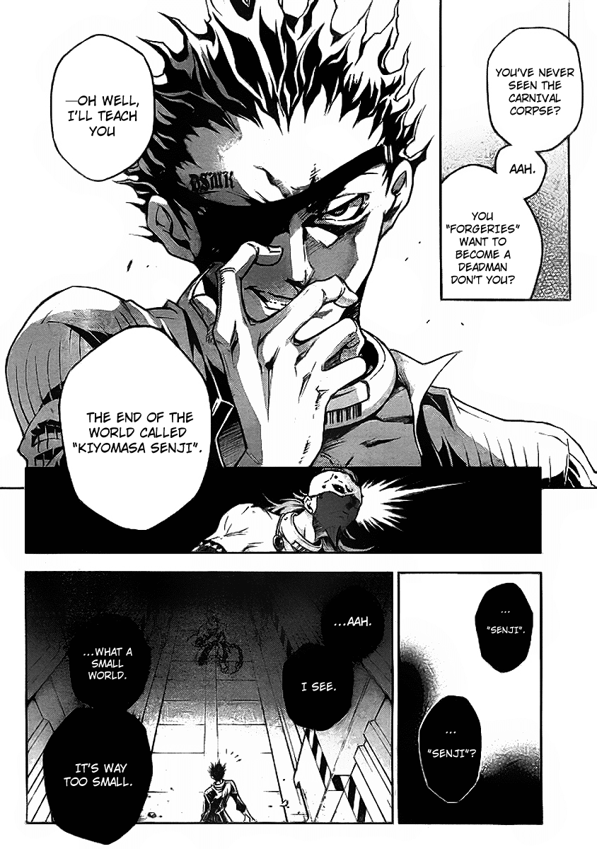 Deadman Wonderland Chapter 34 page 40 - Chapter 34: Bare Fire
