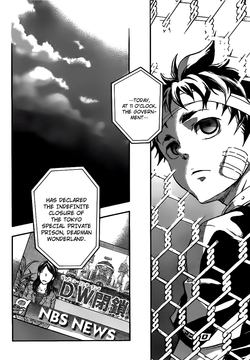 Deadman Wonderland Chapter 40 page 13 - Chapter 40: The Beginning of the Ending