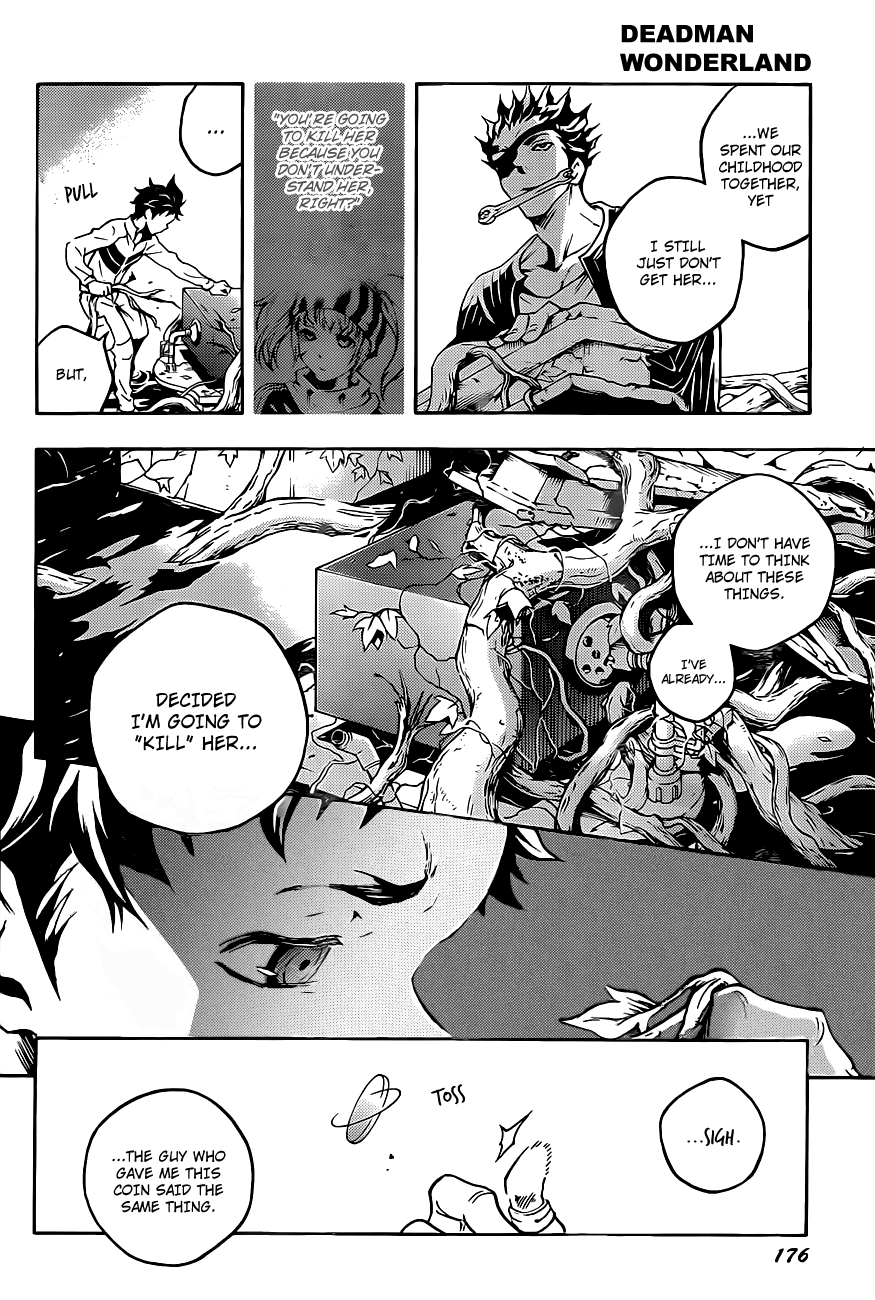 Deadman Wonderland Chapter 44 page 12 - Chapter 44: Faced with fate