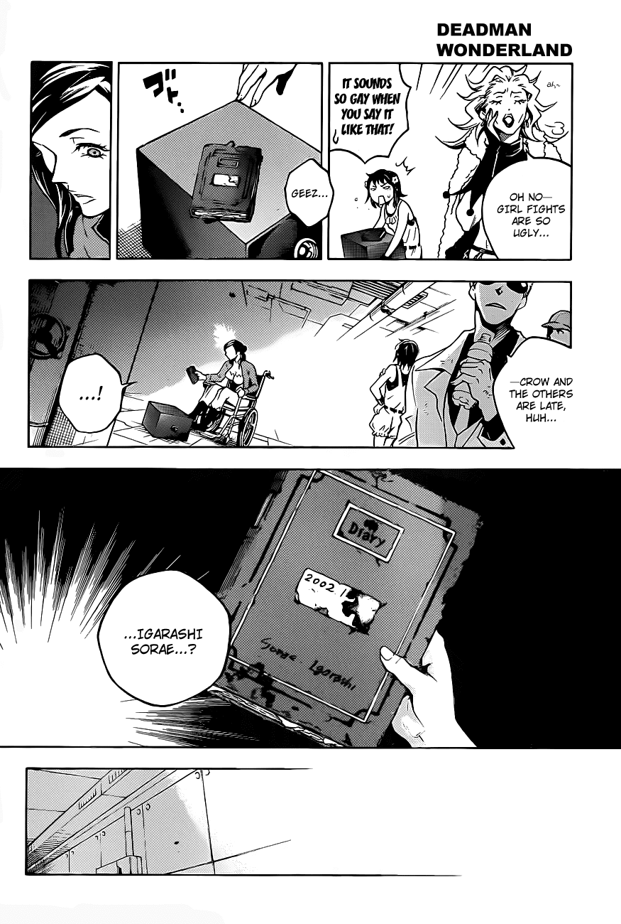 Deadman Wonderland Chapter 44 page 22 - Chapter 44: Faced with fate