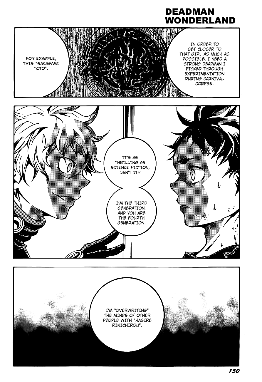 Deadman Wonderland Chapter 45 page 22 - Chapter 45: Past the Passion (A)