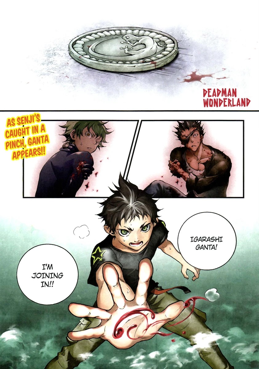 Deadman Wonderland Chapter 49 page 3 - Chapter 49: Head to head