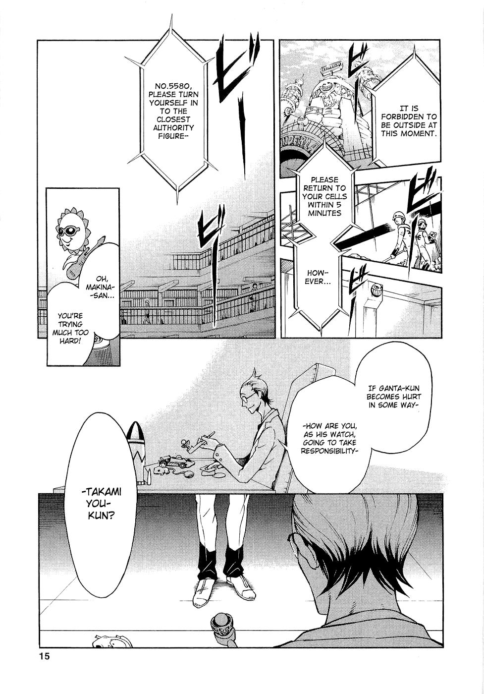Deadman Wonderland Chapter 5 page 16 - Chapter 5: NECRO MACRO