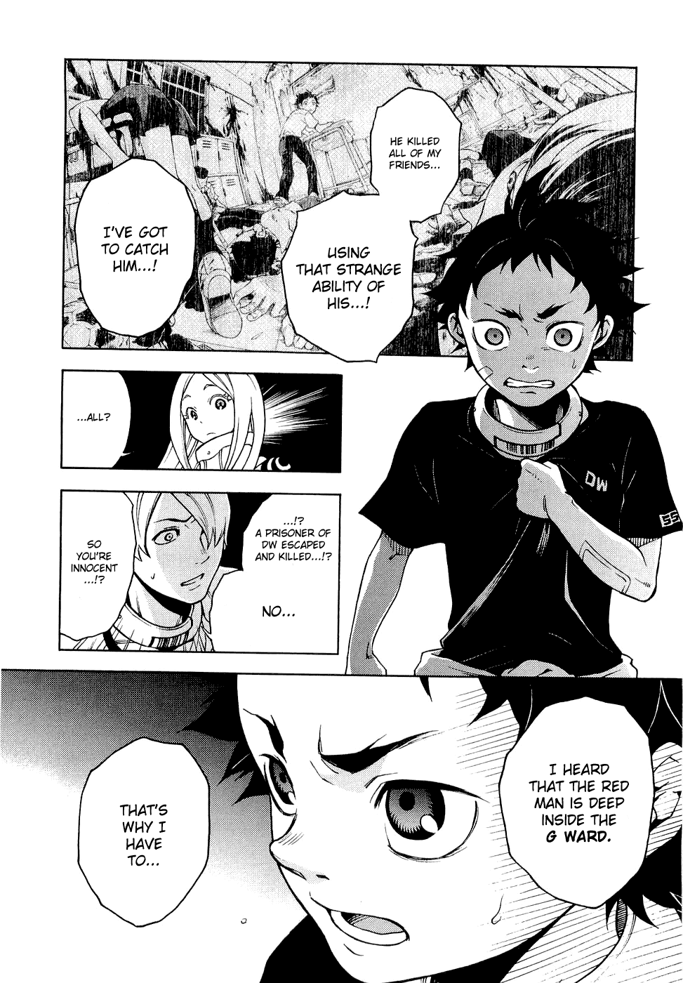 Deadman Wonderland Chapter 5 page 21 - Chapter 5: NECRO MACRO