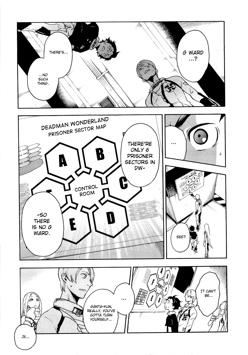 Deadman Wonderland Chapter 5 page 22 - Chapter 5: NECRO MACRO