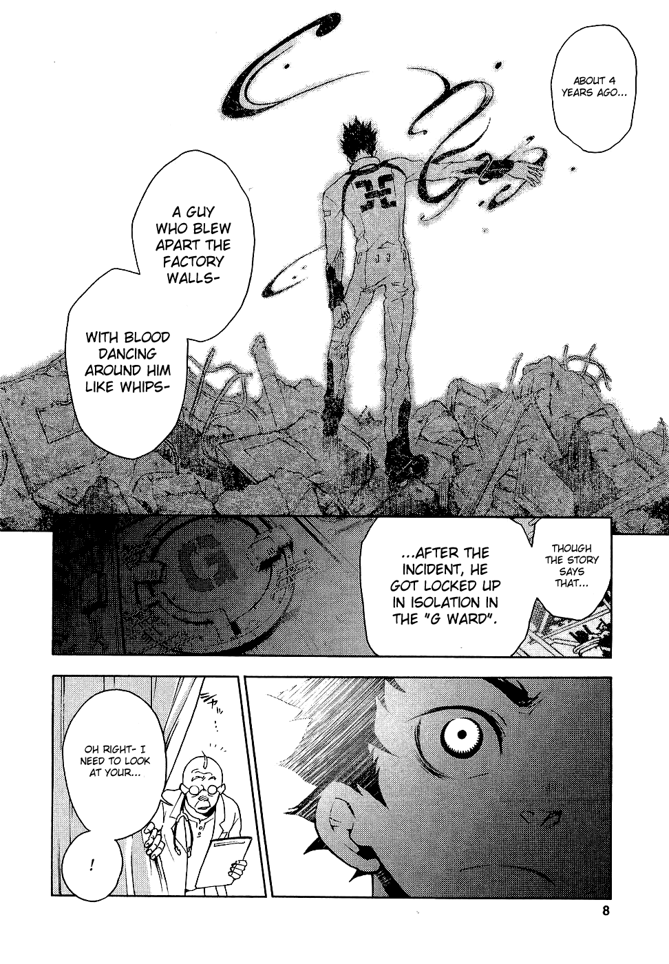 Deadman Wonderland Chapter 5 page 9 - Chapter 5: NECRO MACRO