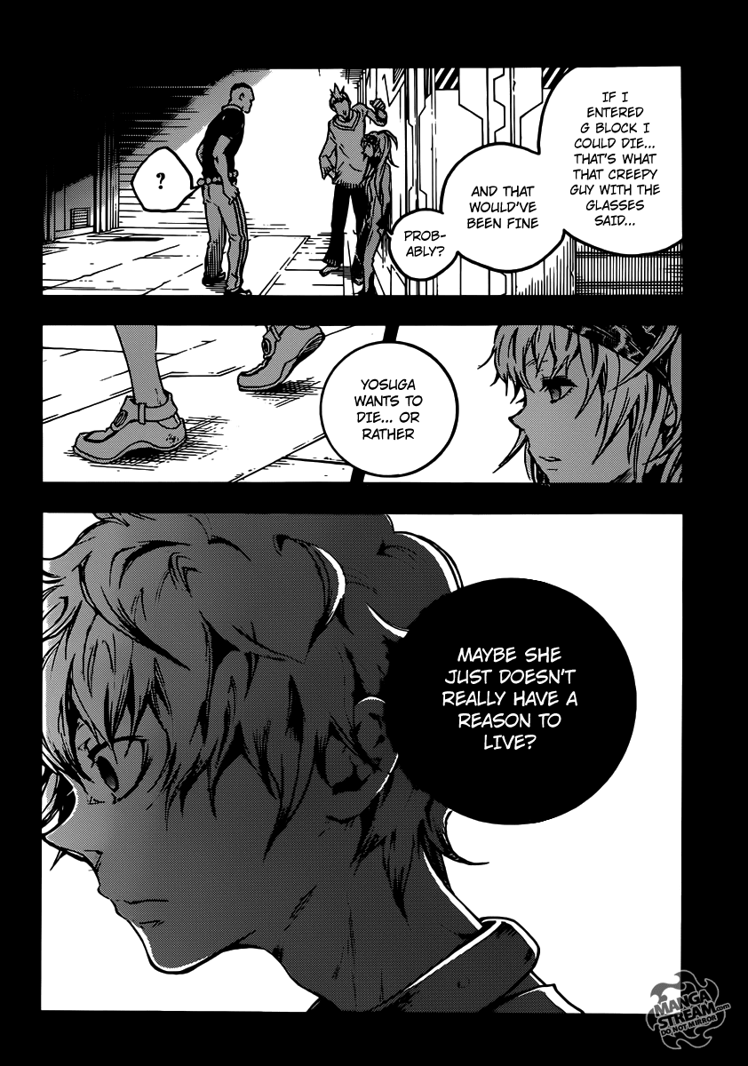Deadman Wonderland Chapter 50 page 6 - Chapter 50: Toygun & Toytown trust
