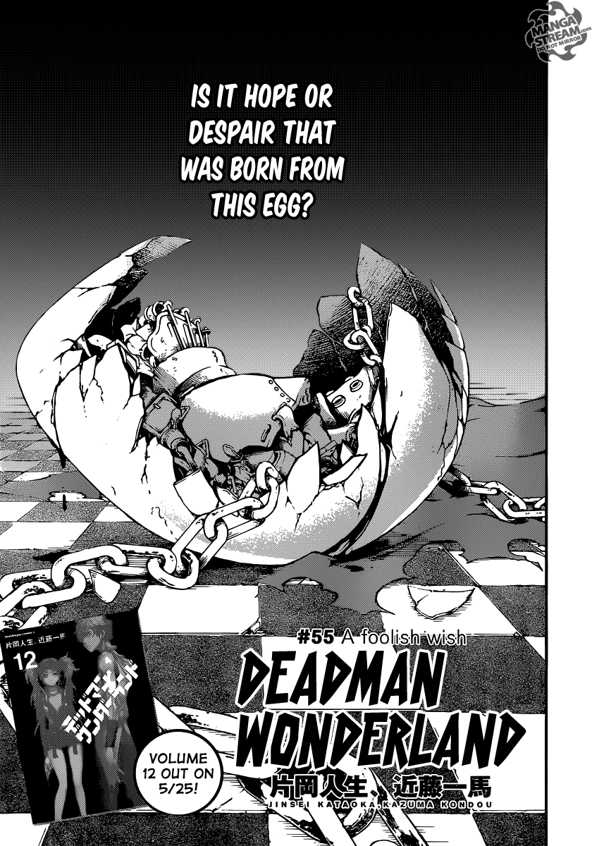 Deadman Wonderland Chapter 55 page 2 - Chapter 55: A foolish wish